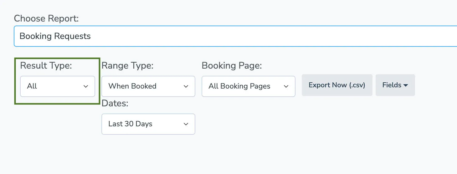 Select the date range for the historical message report