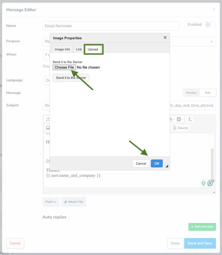 Apptoto upload images process